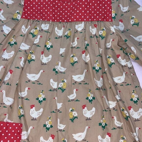 Baby boden goose dress sz 18/24 - Picture 2 of 4